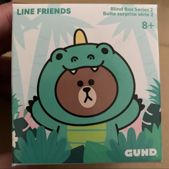 New Kawaii Gund Line Friends Brown dressed as a Seal  plush Blind Box - Picture 11 of 13